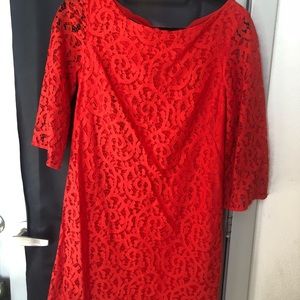 Nine West Red lace dress